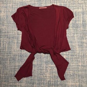 LIKE NEW CRANBERRY COLORED TOP